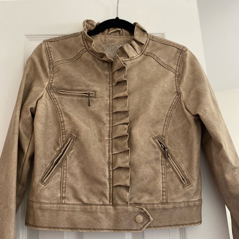 Dollhouse Groovy Faux Leather Jacket size:M